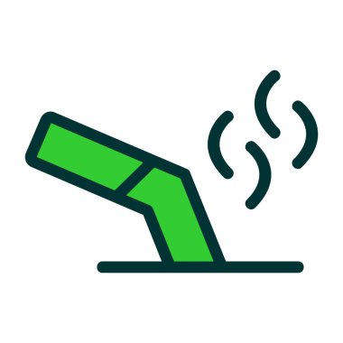 Modern yeşil simgenin vektör illüstrasyonu