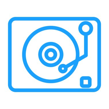 Müzik simgesinin vektör illüstrasyonu