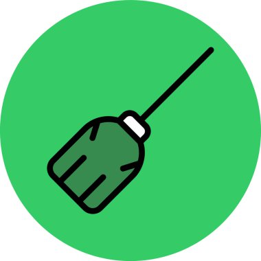 kürek simgesi vektör illüstrasyonu