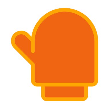 Chef şapka düz simgesi, vektör, illüstrasyon