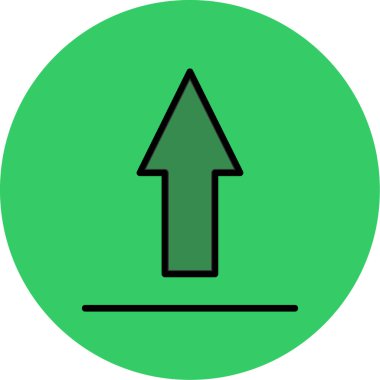 Modern simgenin vektör illüstrasyonu