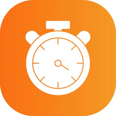 Alarm saati soyut arkaplanda izole edildi