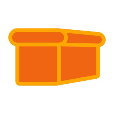 Ekmek simgesi vektörü arka planda izole edildi. Pastane tabelası. yiyecek işareti.