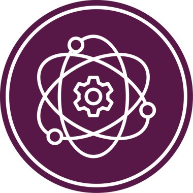 Bir atomun vektör simgesi