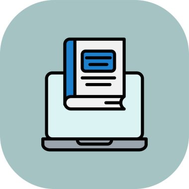 çevrimiçi web simgesi basit illüstrasyon