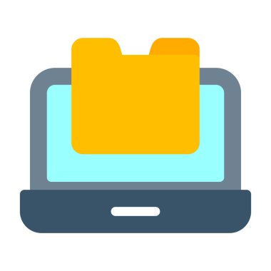 veri depolama düz simgesi düz biçimli