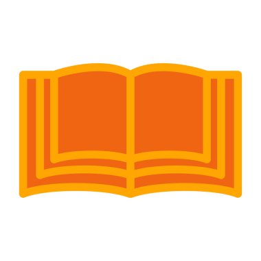 beyaz arkaplan üzerine açık kitap, vektör, illüstrasyon