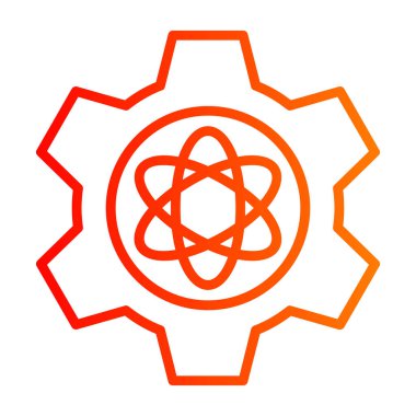 atom. Web simgesi basit tasarım