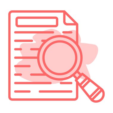 Arama simgesi vektör illüstrasyonu