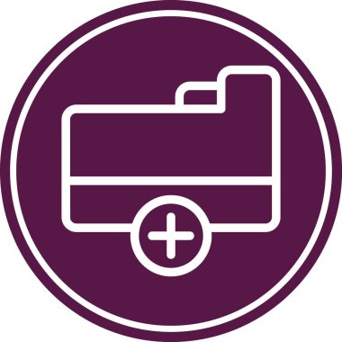 Araba modern simgesinin vektör illüstrasyonu