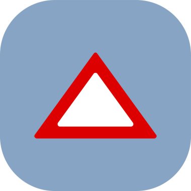 Yol işaretinin vektör illüstrasyonu