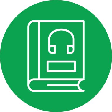 Kitap simgesi, modern tasarım illüstrasyonu