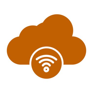 bulut depolama ikonu vektör illüstrasyon tasarımı