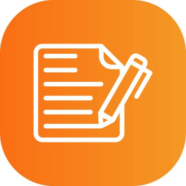 Vektör belgesi Simge illüstrasyonu