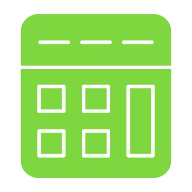 Seo ve simgenin vektör illüstrasyonu.