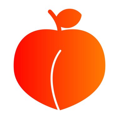 elma meyve ikonu vektör illüstrasyon tasarımı