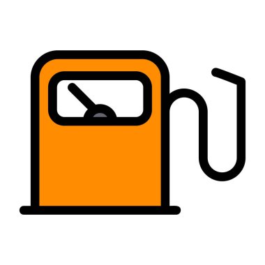 elektrik yakıt pompası ikon vektör çizelgesi çizimi