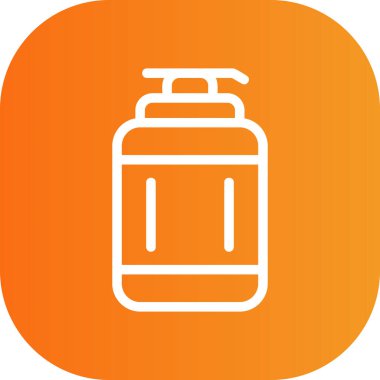 Şişe. Web simgesi basit illüstrasyon