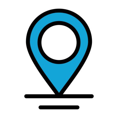 konum düz vektör simgeleri. konum gezinme simgeleri