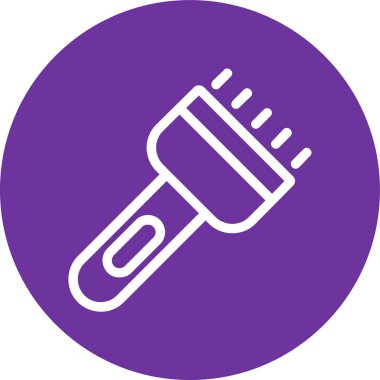 Bir dolgu simgesinin vektör illüstrasyonu