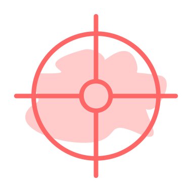 hedef simge vektör illüstrasyonu