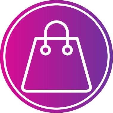 Alışveriş. Web simgesi basit illüstrasyon