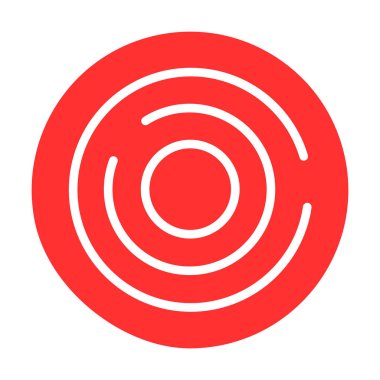 hedef simge vektör illüstrasyonu