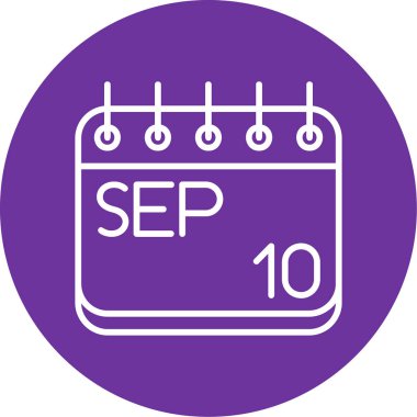 Takvim işareti simgesini, vektör çizim