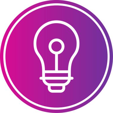 Vektör Ampul Simgesi illüstrasyonu