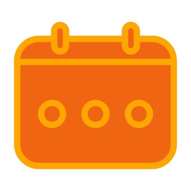 Takvim simgesi vektör illüstrasyonu