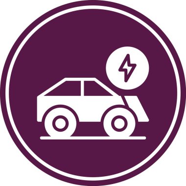 araba simgesi vektör illüstrasyonu