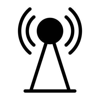 Wi-Fi ikon vektörü. düz dizayn. İllüstrasyon 10