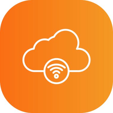 nesnelerin vektör interneti simgesi