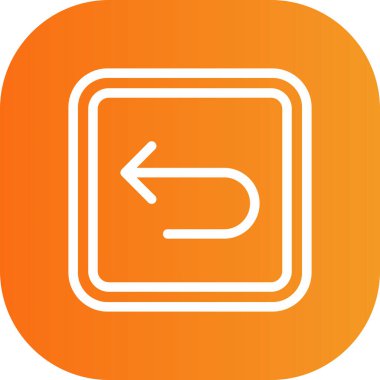 güzel ok vektör çizgisi simgesi