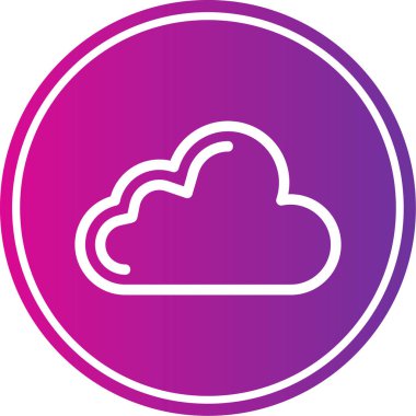 bulut simgesi simgesi tasarımı