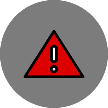 triangle icon in trendy style isolated background