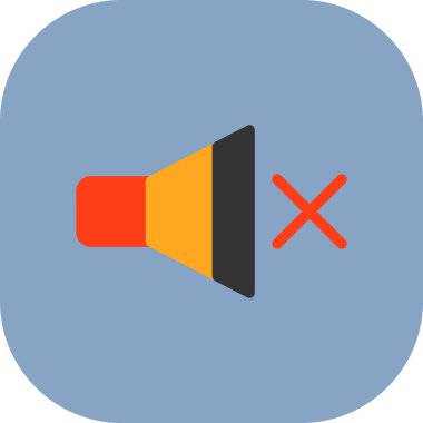 Alarm uyarı simgesi düz biçimli