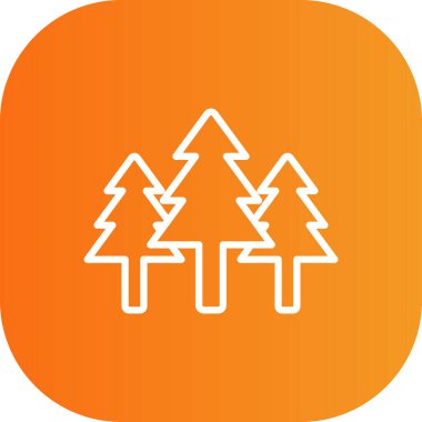 Orman Ormanı simgesi rozet tarzında