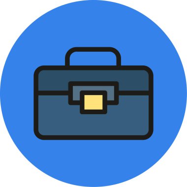 Evrak Çantası'nı web simgesi, vektör çizim