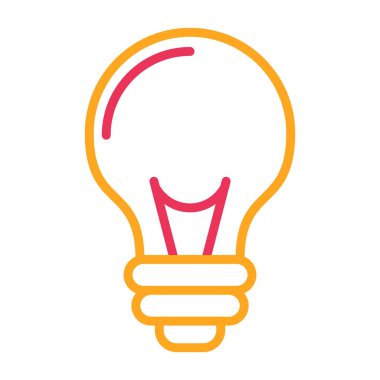 ampul simgesi vektör illüstrasyonu