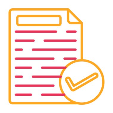 Liste. Web simgesi basit tasarım