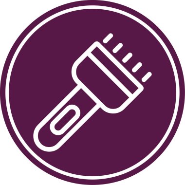 fırça. Web simgesi basit illüstrasyon