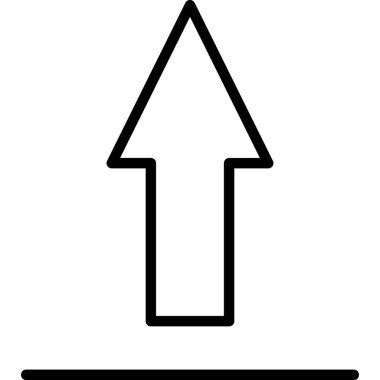 ok yukarısındaki simge ana hat biçiminde