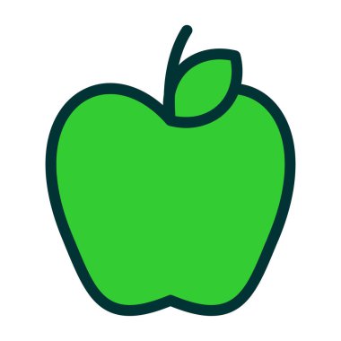Elma ikonu. özet çizimi