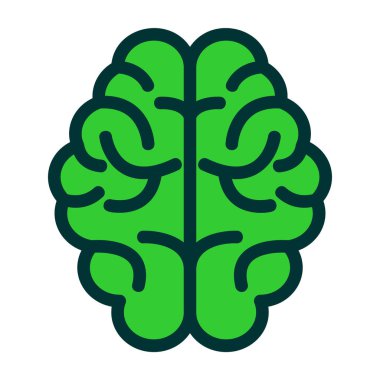 vektör Beyin simgesi sembolü