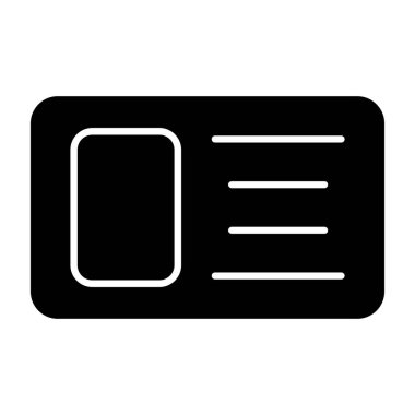 belge simgesi vektör illüstrasyonu