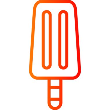 Krema. Web simgesi basit illüstrasyon