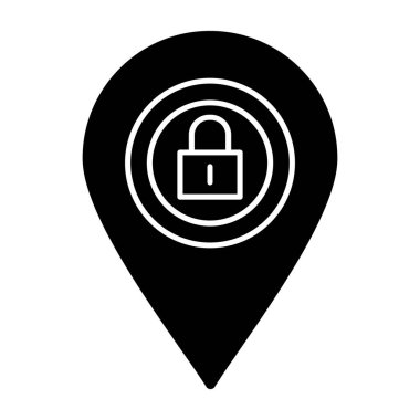 harita pin vektör simgesi