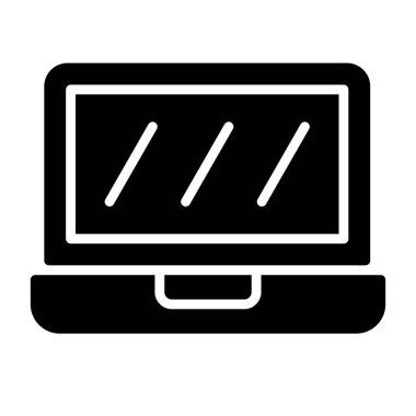 bilgisayar vektörü simgesi düz simgesi