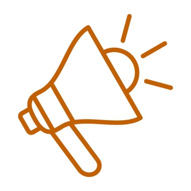 megafon ikon vektör illüstrasyon tasarımı